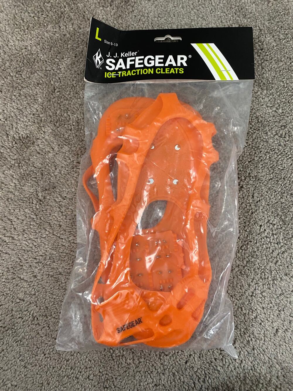 New J.J. Keller Safewear Ice Traction Cleats, Size Large